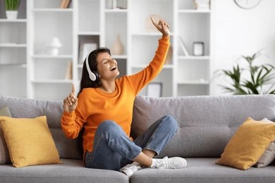 joyful beautiful millennial eastern lady 260nw 2302840387